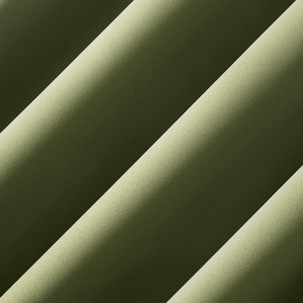 Sage Green Blackout Rod Pocket Curtain Panel 52" x 95"