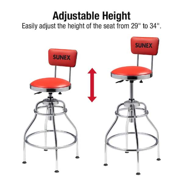 6 Best mechanics stools with backrest for Your Garage or Workshop of 2024 -  VEVOR Blog