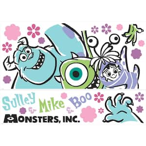 Monsters Inc. Green Peel and Stick Giant Wall Decals