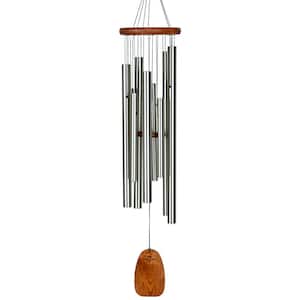 Signature Collection, Magical Mystery Chimes, 39 in. Taj Mahal Silver Wind Chime MMTM