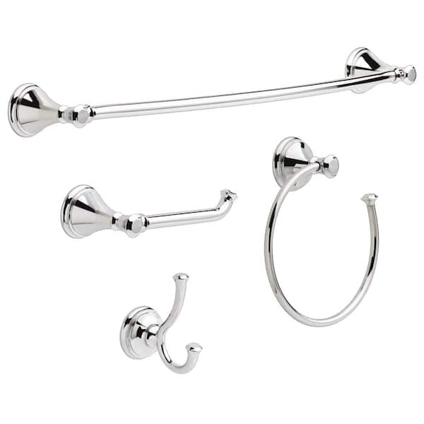 Modern Polished Chrome Bath Hardware Sets Wall Mounted Solid Brass Bathroom  Accessories Set Products 13 Items