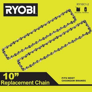 10 in. 0.043-Gauge Replacement Chainsaw Chain 40 Links (2-Pack)