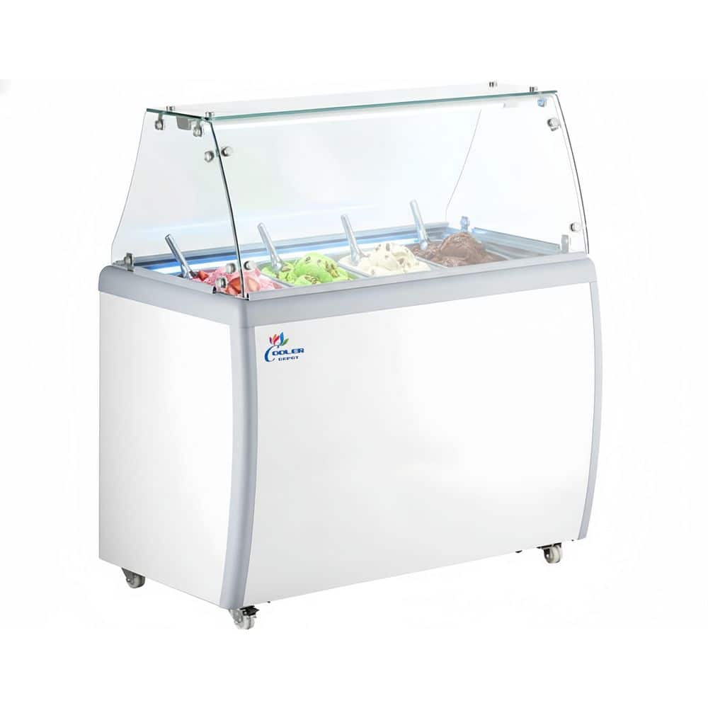Cooler Depot 49 in. 13 cu. ft. 8 Tub Manual Defrost Ice Cream
