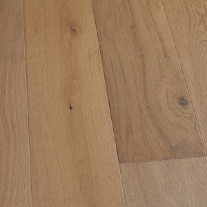 Delano French Oak 3/8 in. T x 6.5 in. W Click Lock Wire Brushed Engineered Hardwood Flooring (23.6 sq. ft./case)