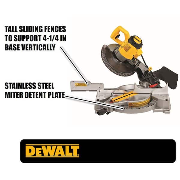Dewalt Miter Saw Single Bevel, Compound 10 15 - Amp (dws713