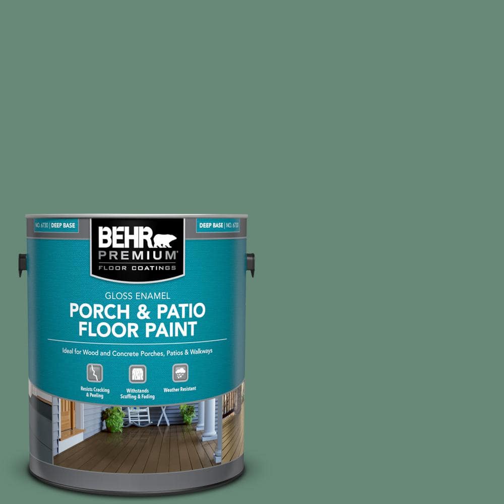 1 gal. #PFC-44 Green Adirondack Gloss Enamel Interior/Exterior Porch and Patio Floor Paint price history on PriceWatchPro