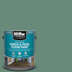 1 gal. #PPF-35 Green Adirondack Gloss Enamel Interior/Exterior Porch and Patio Floor Paint