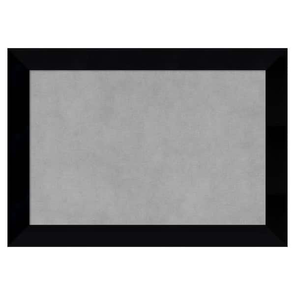 Amanti Art Black Museum 21 in. x 15 in. Framed Magnetic Board