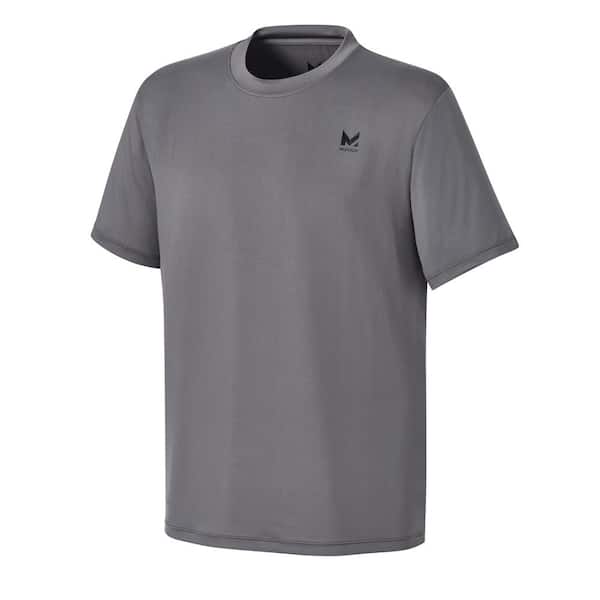 Unisex Short Sleeve Performance Shirt Charcoal-Medium