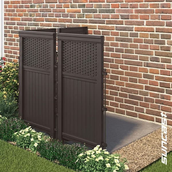 Suncast Wicker 44 in. Resin Screen Enclosure FSW4423 - The Home Depot