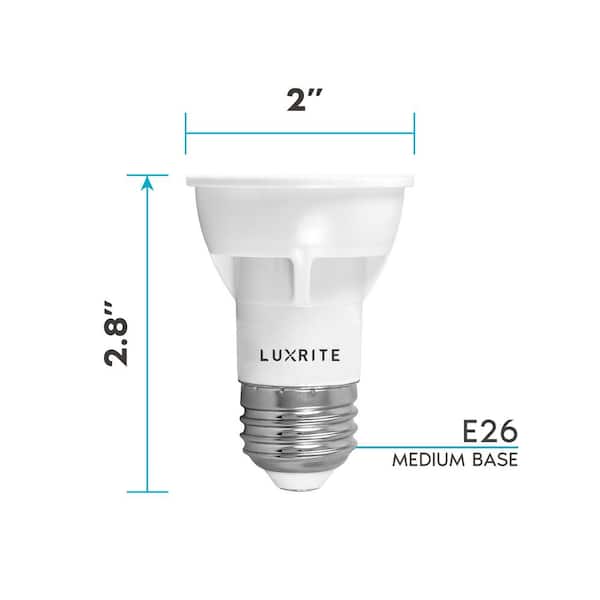 50-Watt Halogen Equivalent MR16 Dimmable GU10 Base LED Light Bulbs Enclosed  Fixture Rated 4000K Cool White (16-Pack)