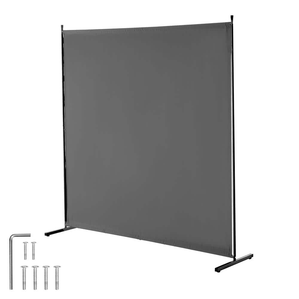 Room Divider, 6 ft. Single Panel Privacy Screen, Freestanding Partition Divider for Room, Grey Polywire price history on PriceWatchPro