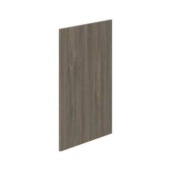 J COLLECTION 24 in. W x 0.63 in. D x 34 in. H Medora Walnut Brown ...