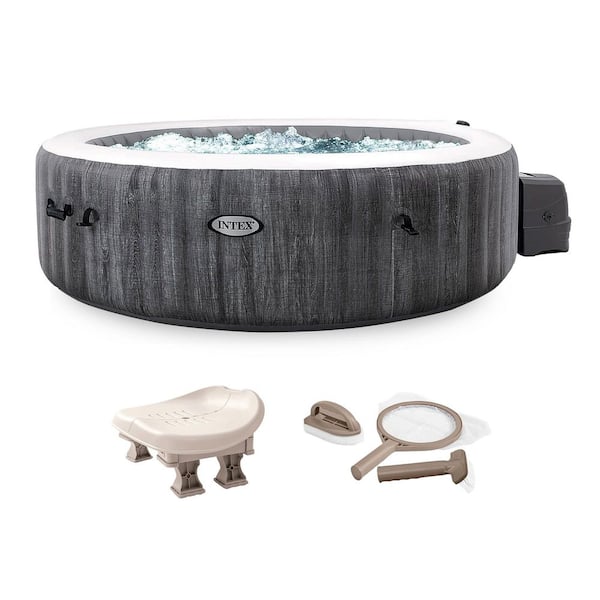 Intex PureSpa Plus 6-Person Inflatable Hot Tub, Maintenance Accessories and Inflatable Seat