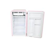 3.2 cu. ft. Mini Retro Fridge in Pink with Freezer