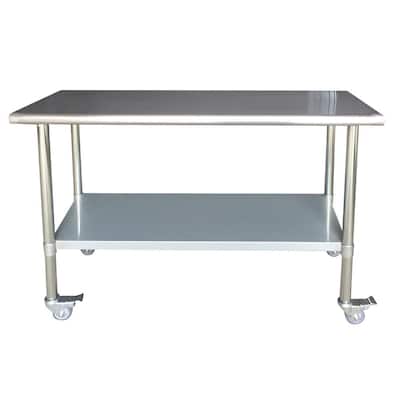 Sportsman Stainless Steel Kitchen, Stainless Steel Kitchen Prep Table Home Depot