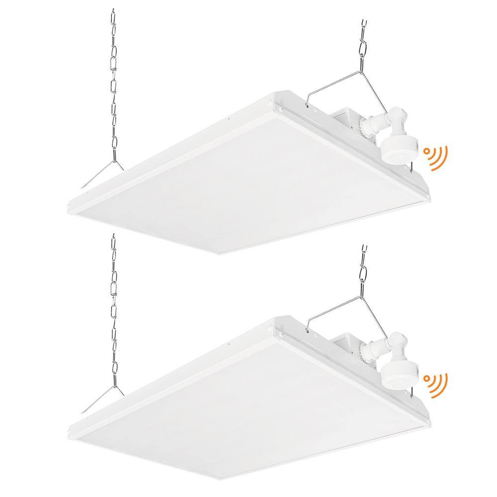2 ft. 28,350 Lumens 800-Watt Equivalent Integrated LED Dimmable High Bay Light With Motion Sensor,5000K Daylight(2-Pack) price history on PriceWatchPro