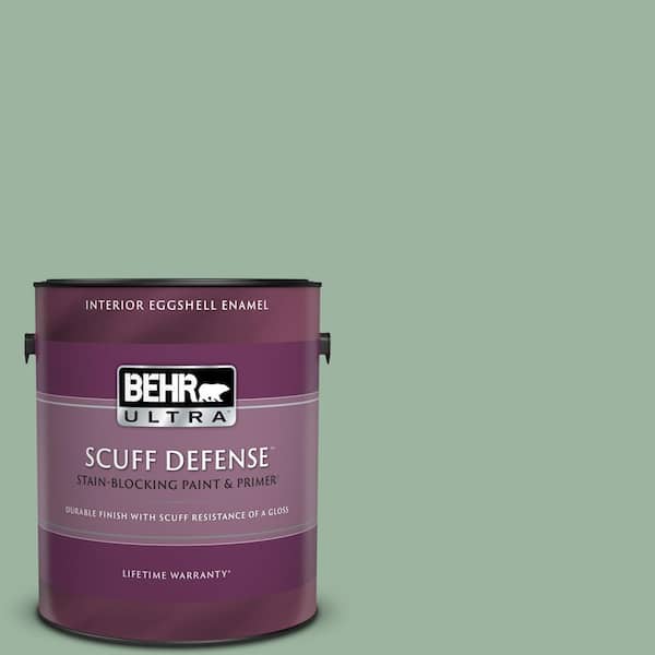 BEHR ULTRA 1 gal. #S410-4 Copper Patina Extra Durable Eggshell Enamel Interior Paint & Primer