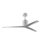 Eliza 56 in. Indoor/Outdoor Gloss White Ceiling Fan with Remote Control and Wall Control