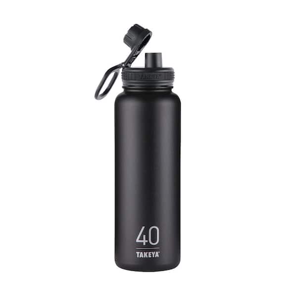 Coleman Autoseal FreeFlow Stainless Steel Insulated Water Bottle, 40 oz,  Slate 