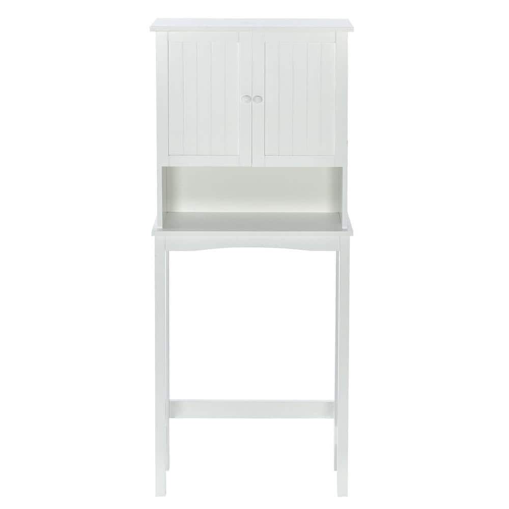 23.6 in. W x 8.8 in. D x 62.2 in. H Over-The-Toilet Bathroom Storage Wall C