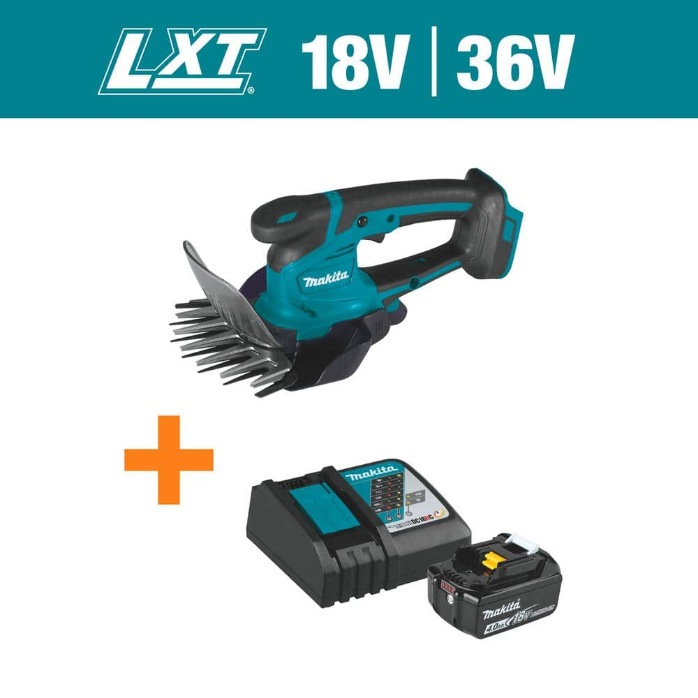 LXT 18V Lithium-Ion Cordless Grass Shear with 18V 4.0Ah LXT Lithium-Ion Battery and Charger Starter Pack -  Makita