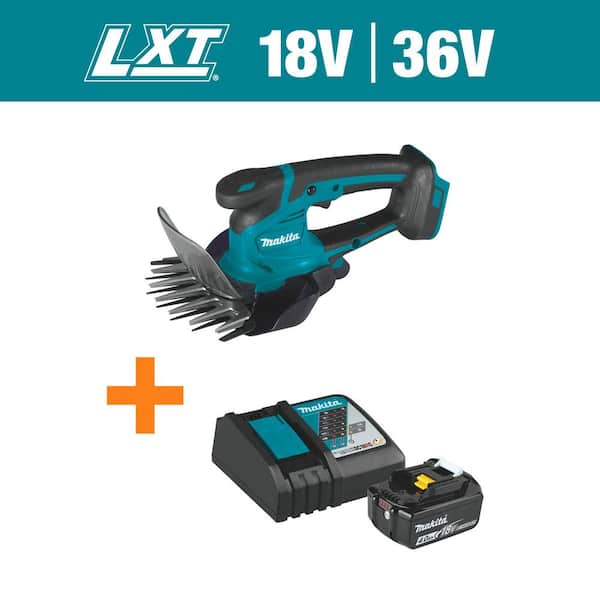 Makita LXT 18V Lithium-Ion Cordless Grass Shear with 18V 4.0Ah LXT Lithium-Ion Battery and Charger Starter Pack
