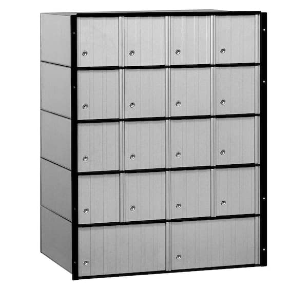 Salsbury Industries 2200 Series Standard System Aluminum Mailbox with 18 Doors