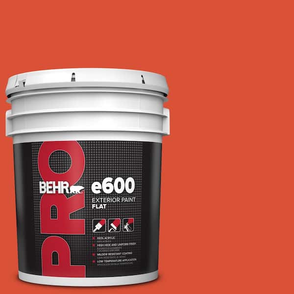 BEHR PRO 5 gal. #190B-7 Fire Island Flat Exterior Paint