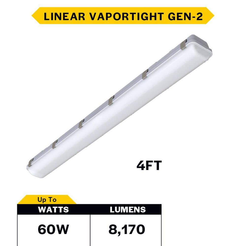 LED Select Linear Vaportight 4FT with Controls Ready 3.5mm Receptacle, Lumen Selectable 5600-6900-8172LM (40W-50W-60W) price history on PriceWatchPro
