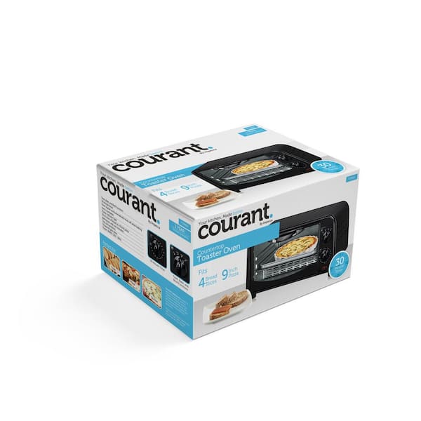 Courant 4-Slice Countertop Toaster Oven - White