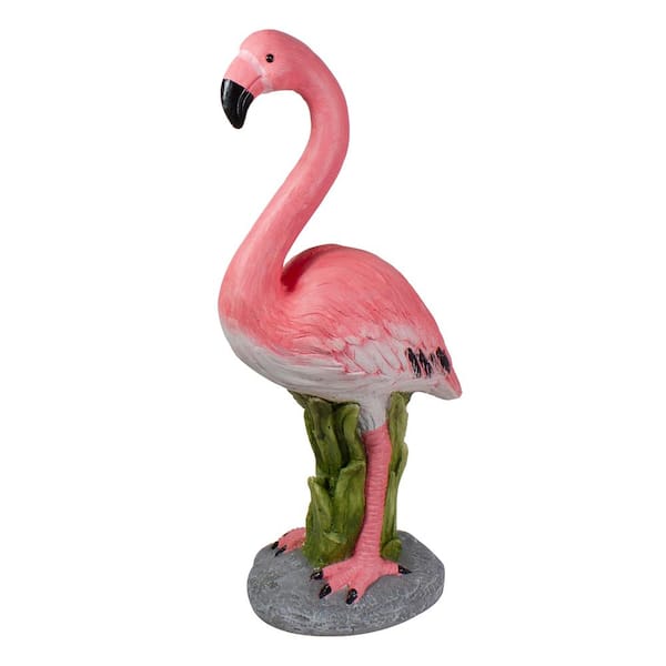 Northlight 25.5 in. Pink Standing Flamingo Outdoor Garden Statue