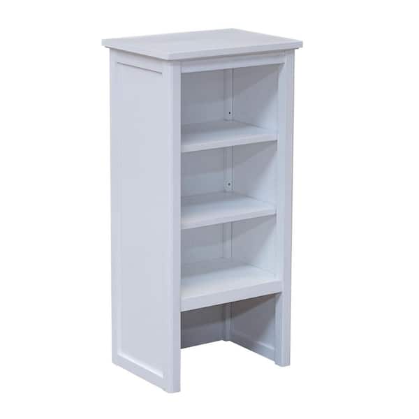 Dorset 17 in. W x 36 in. H Freestanding Shelving Hutch in White