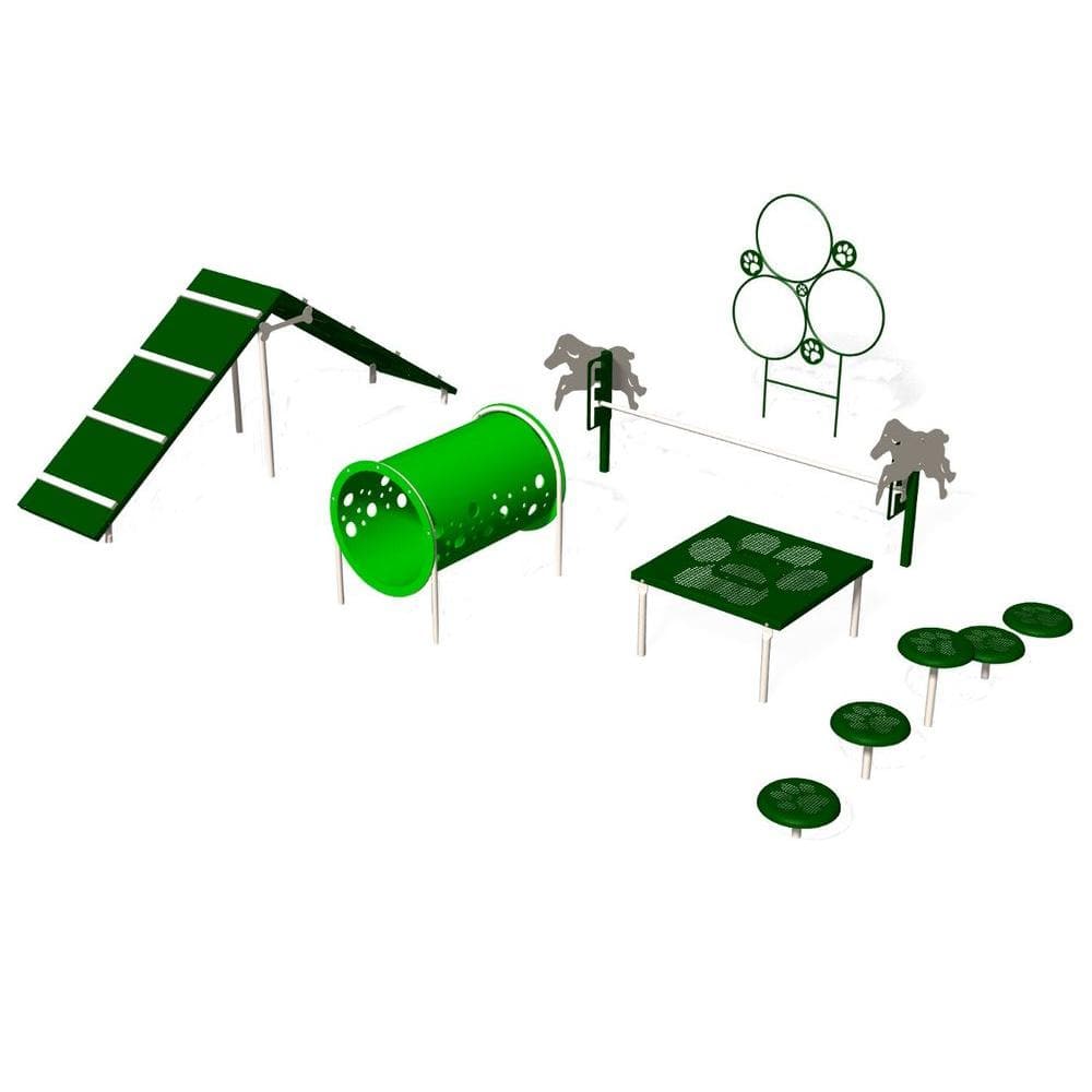 Recycled Intermediate Agility Course - Adventure Playground