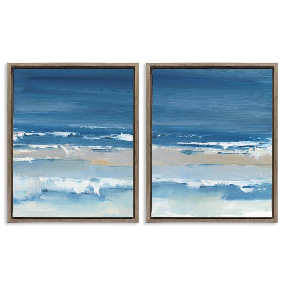 Stupell Industries Crashing Beach Wave Shore by Ethan Harper 2 Piece ...