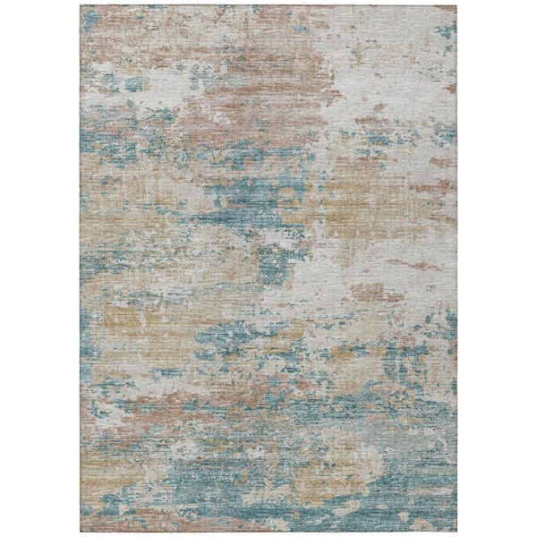 Addison Rugs Accord Ivory 10 ft. x 14 ft. Abstract Indoor/Outdoor Washable  Area Rug AAC34TE10X14 - The Home Depot