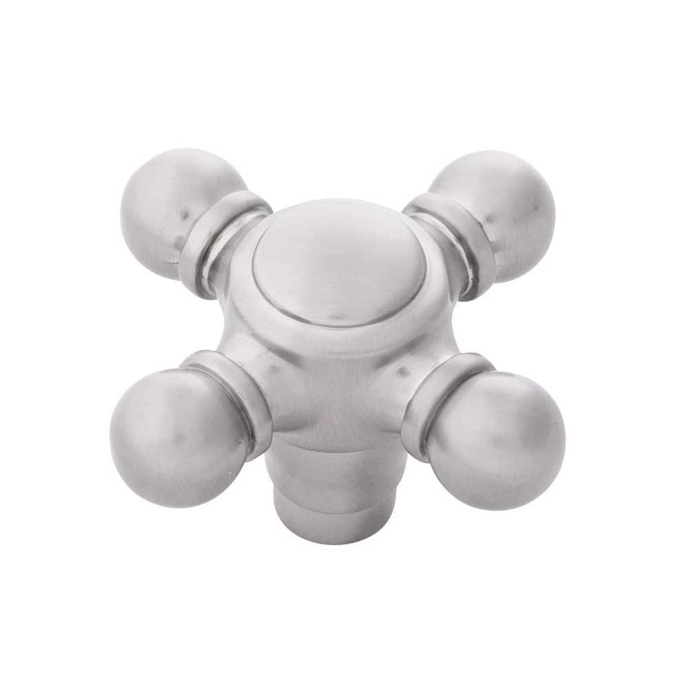 Fuller Collection Knob 2-1/8 Inch x 2-1/8 Inch Stainless Steel Finish Geometric Cabinet Knob price history on PriceWatchPro
