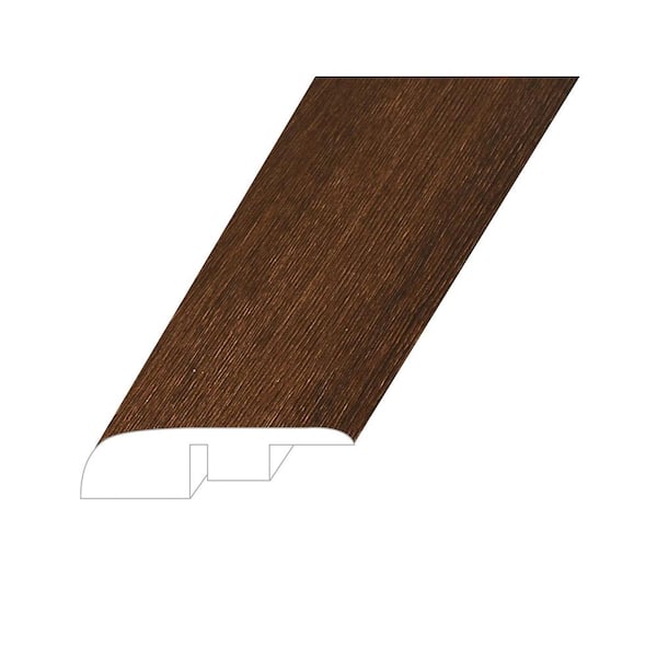 Montserrat Opus Prime Chestnut 0.59 in. T x 1.38 in. W x 94.49 in. L Vinyl Endcap Molding