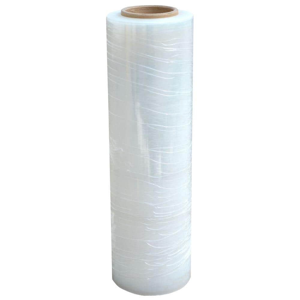 PRO-SERIES 80-Gauge 18 in. x 1500 ft. Stretch Wrap Roll HNDWRAP - The Home  Depot