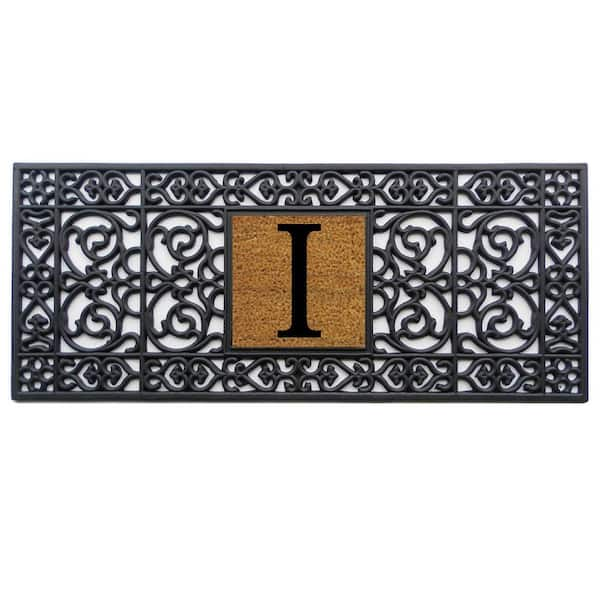 Calloway Mills 17 in. x 41 in. Rubber Monogrammed I Door Mat