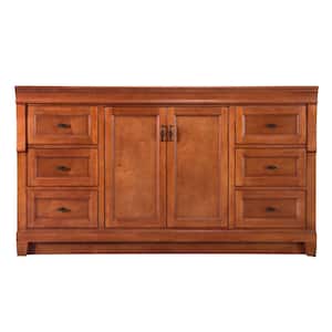 Naples 60 in. W x 21.63 in. D x 34 in. H Bath Vanity Cabinet without Top in Warm Cinnamon