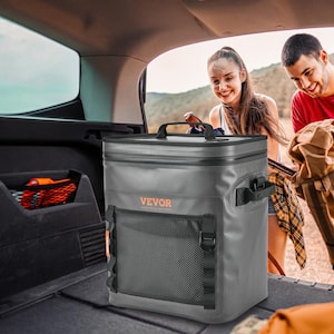 Soft Cooler Bag 20 qt. Soft Sided Cooler Bag Leakproof with Zipper Light-weight and Portable Collapsible Cooler