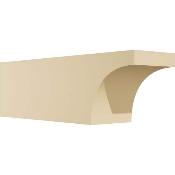 Ekena Millwork Standard Huntington 5 in. W x 6 in. H x 20 in. D Signature Urethane Rafter Tail Outlooker