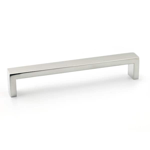 Richelieu Hardware Williamsburg Collection 6 5/16 in. (160 mm) Polished Stainless Steel Modern Cabinet Bar Pull