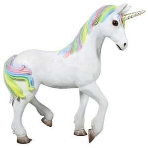 36 in. H Shimmer The Mystical Magical Standing Unicorn Garden Statue