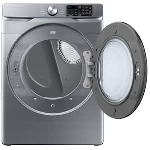 7.5 cu. ft. Smart Gas Dryer with Steam Sanitize+ in Platinum
