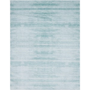 Uptown Collection Madison Avenue Turquoise 8' 0 x 10' 0 Area Rug