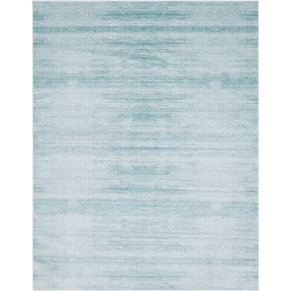 Jill Zarin Uptown Collection Madison Avenue Turquoise 8' 0 x 10' 0 Area Rug