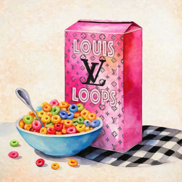 Louis Loops Cereal by Grotto Studios 1 Piece Unframed Graphic Print Abstract Poster Art Print 16 in. x 16 in.