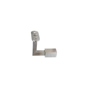 Square Profile Articulating Post Side Mount Stainless Steel Flat Handrail Support